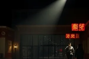 深夜书房里摊开的校样稿与红笔批注，动画插图